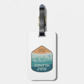 Gulf Islands National Seashore Seagulls Bagagelabel (Achterkant verticaal)