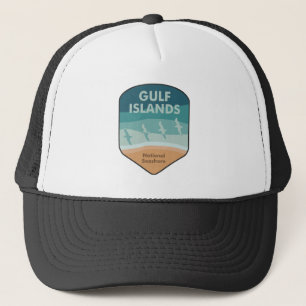 Gulf Islands National Seashore Seagulls Trucker Pet