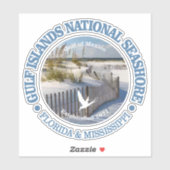 Gulf Islands National Seashore Sticker (Vel)