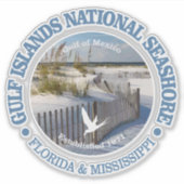 Gulf Islands National Seashore Sticker (Voorkant)