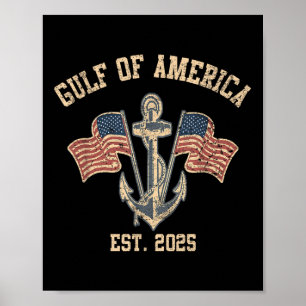Gulf of US America 2025 Shirt voor mannen vrouwen Poster