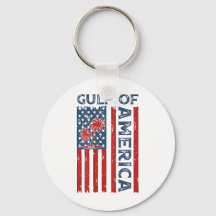 Gulf of US America EST 2025 Amerikaanse vlag (op Sleutelhanger