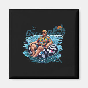 Gulf of US America EST 2025 Funny Trump Shirt Magneet