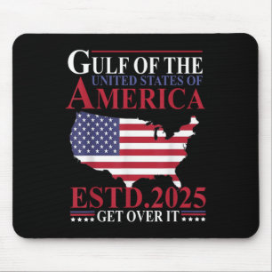 Gulf of US America ESTD 2025 krijgt er patriottisc Muismat