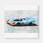 Gulf-Porsche917 Magneet (Voorkant)