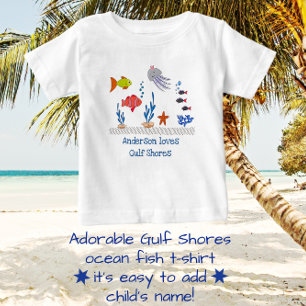Gulf Shores, AL Fun Ocean Fish met kindernaam