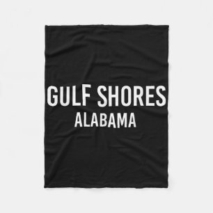Gulf Shores Alabama Al USA Patriottische  Sport Fleece Deken