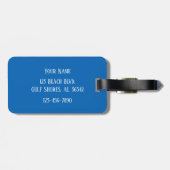 Gulf Shores, Alabama Bagagelabel (Achterkant horizontaal)