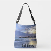 Gulf Shores Alabama Beach Sunrise Pier Crossbody Tas (Voorkant)