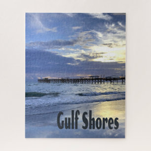 Gulf Shores Alabama Beach Sunrise Pier Legpuzzel