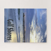 Gulf Shores Alabama Beach Sunrise Pier Legpuzzel (Horizontaal)
