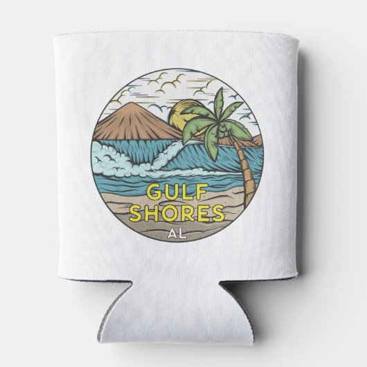 Gulf Shores Alabama  Blikjeskoeler (Achterkant)