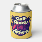 Gulf Shores Alabama Blikjeskoeler (Blikje Voorkant)