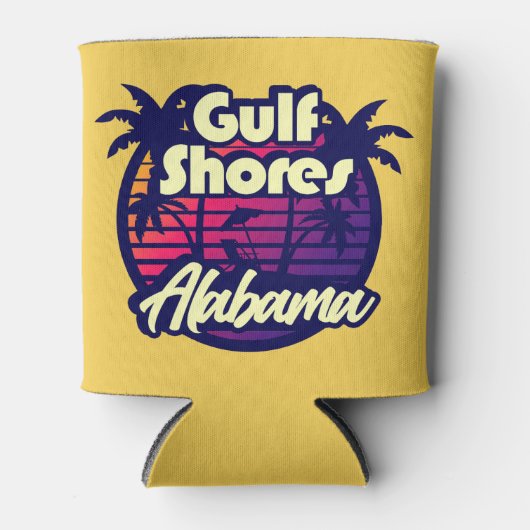 Gulf Shores Alabama Blikjeskoeler (Voorkant)