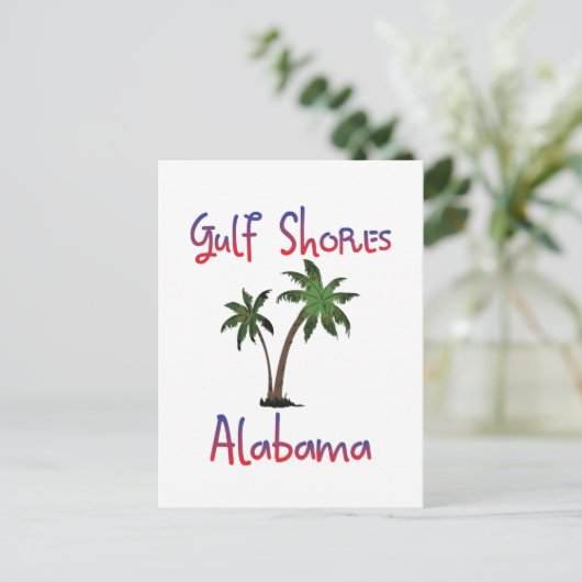 Gulf Shores Alabama Briefkaart (Staand voorkant)