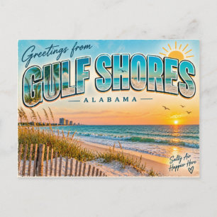 Gulf Shores Alabama  Briefkaart