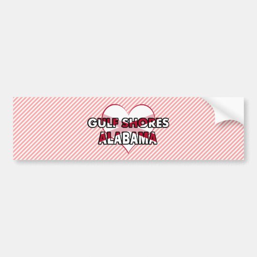 Gulf Shores, Alabama Bumpersticker (Voorkant)