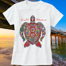 Gulf Shores Alabama Colorful Zee Turtle