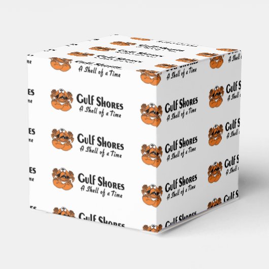 Gulf Shores Alabama Crab Bedankdoosjes (Achterkant)