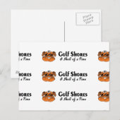 Gulf Shores Alabama Crab Briefkaart (Voorkant / Achterkant)