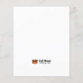 Gulf Shores Alabama Crab Flyer (Achterkant)