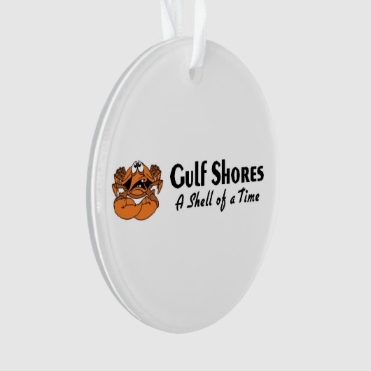 Gulf Shores Alabama Crab Ornament (voorkant)