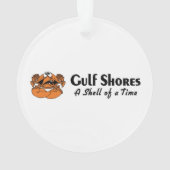 Gulf Shores Alabama Crab Ornament (achterkant)