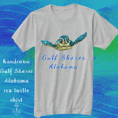 Gulf Shores Alabama Handsome Zee Turtle T-shirt