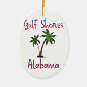 Gulf Shores Alabama Keramisch Ornament (Voorkant)