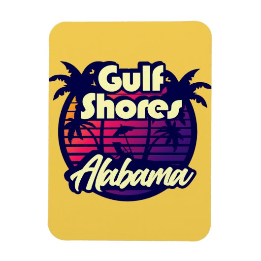 Gulf Shores Alabama Magneet (Verticaal)