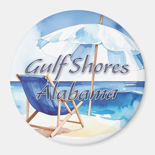Gulf Shores, Alabama Magneet (Voorkant)