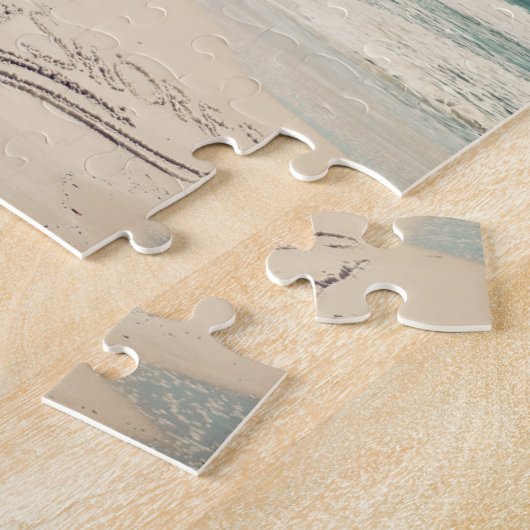 Gulf Shores, Alabama Sandwriting Beach Waves Words Legpuzzel (Zijkant)