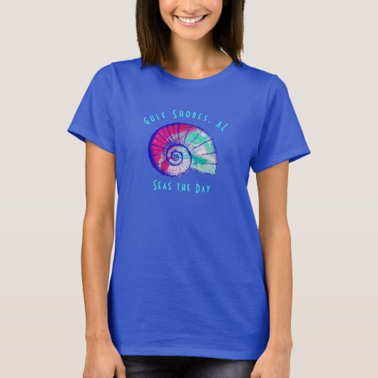  Gulf Shores Alabama Seashell T-shirt (Voorkant)