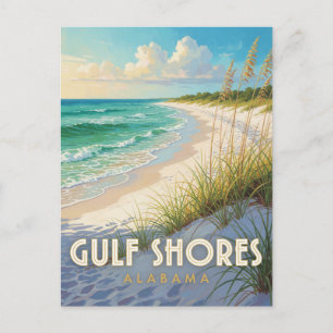 Gulf Shores Alabama Strand Reizen Briefkaart