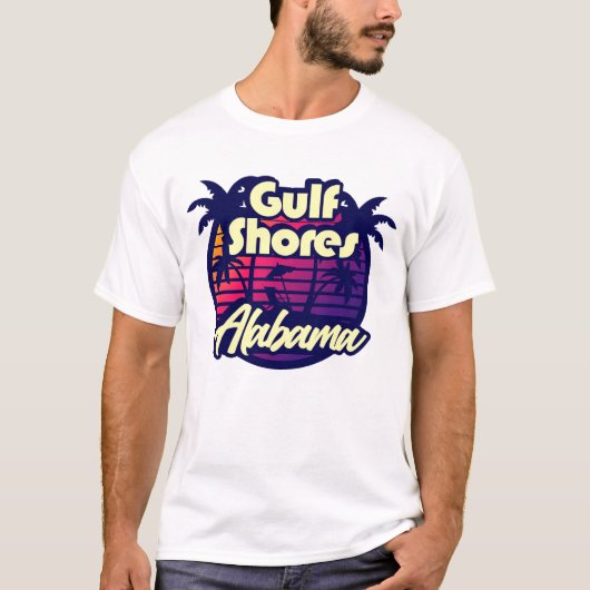 Gulf Shores Alabama T-shirt (Voorkant)