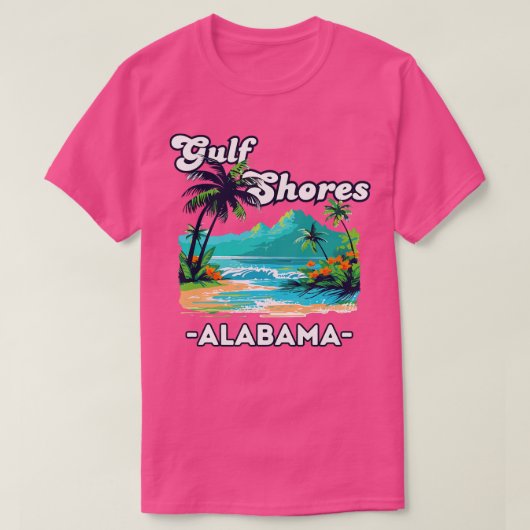 Gulf Shores Alabama Thirt 1 T-shirt (Design voorkant)