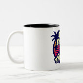 Gulf Shores Alabama Tweekleurige Koffiemok (Links)