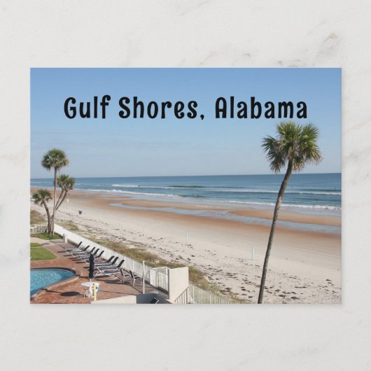 Gulf Shores Alabama, Verenigde Staten Briefkaart (Voorkant)