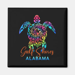 Gulf Shores Alabama Zee Turtle familie vakantie so Magneet
