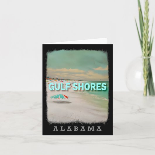 Gulf Shores Alabyma Al Beach Bliss SD480 Kaart (Voorkant)