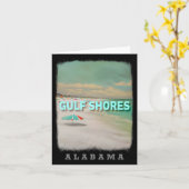 Gulf Shores Alabyma Al Beach Bliss SD480 Kaart (Gele Bloem)