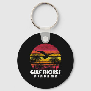 Gulf Shores Alabyma Gift Beach Shirten Retr Sleutelhanger