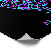 Gulf Shores Alabyma Retro Zee Turtle Boys Meisjes Poster (Hoek)