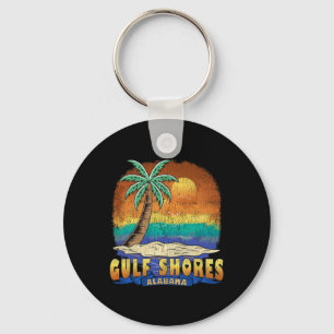 Gulf Shores Alabyma Vintage noodlijdend souvenir Sleutelhanger