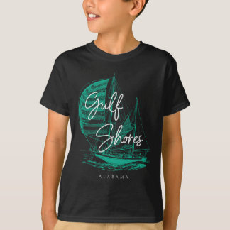 Gulf Shores Alabyma zeilboot T-shirt