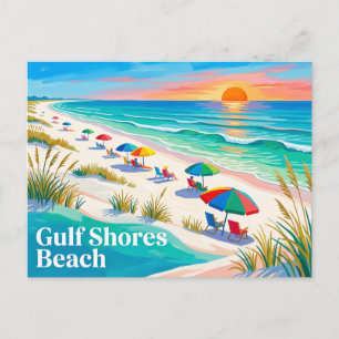 Gulf Shores Beach Alabama Briefkaart