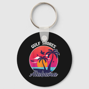 Gulf Shores Beach Alabama Familie Vakantie Souveni Sleutelhanger