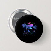 Gulf Shores Beach Alabama Lentevakantie Tr Ronde Button 5,7 Cm (Voorkant /achterkant)