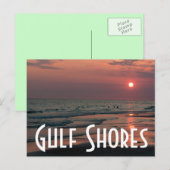 Gulf Shores Briefkaart (Voorkant / Achterkant)