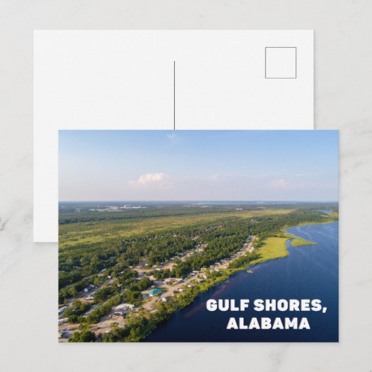 Gulf Shores, briefkaart Alabama (Voorkant / Achterkant)